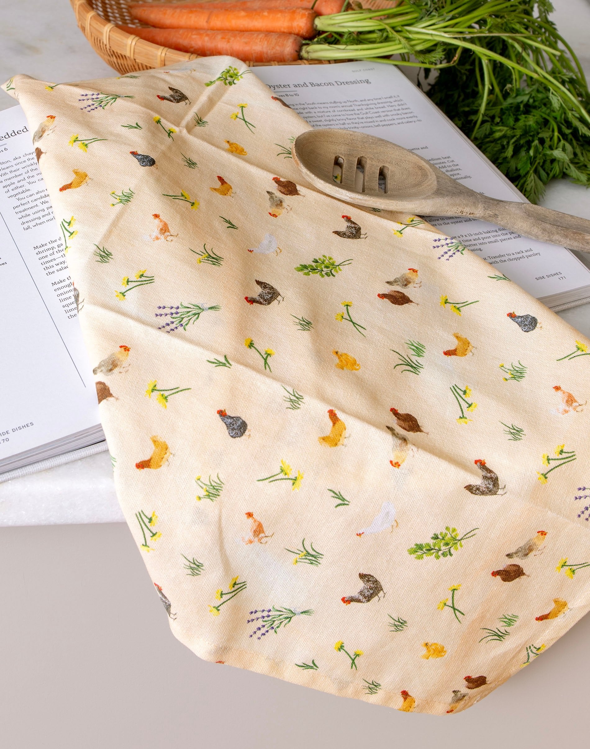 1Canoe2 Chicken Meadows Kitchen Towel - Thumbnail 3