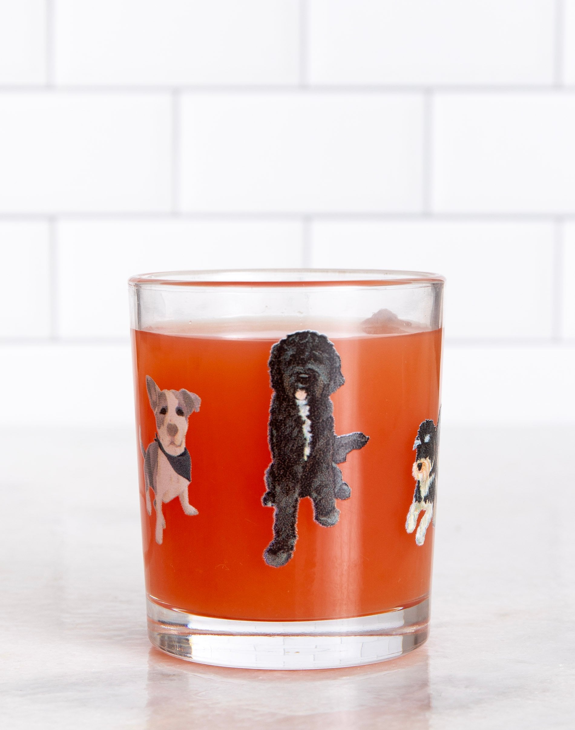 German Shepherd & Dog Friends Short Juice Glass