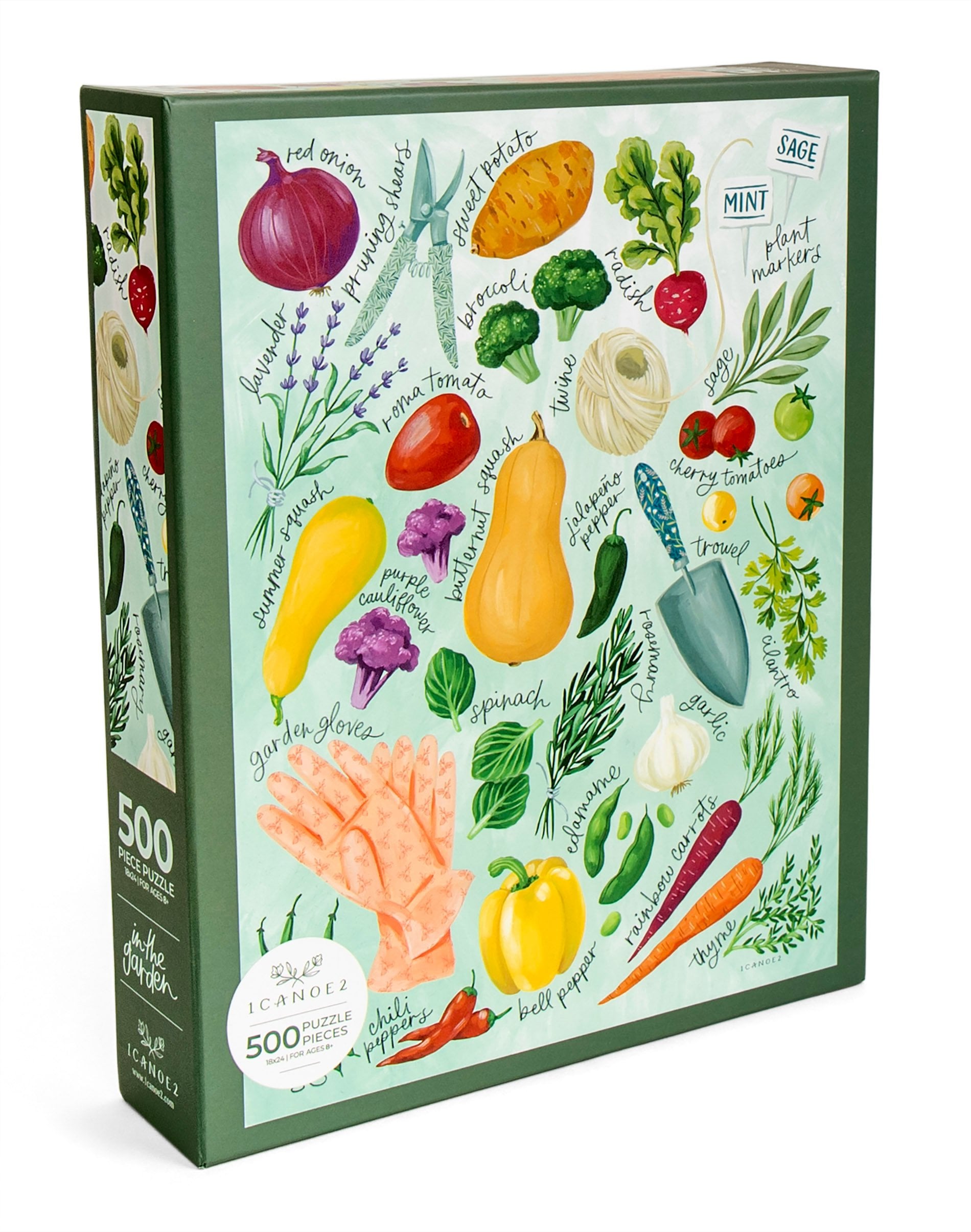 In The Garden - 500 Piece Jigsaw Puzzle - 1canoe2