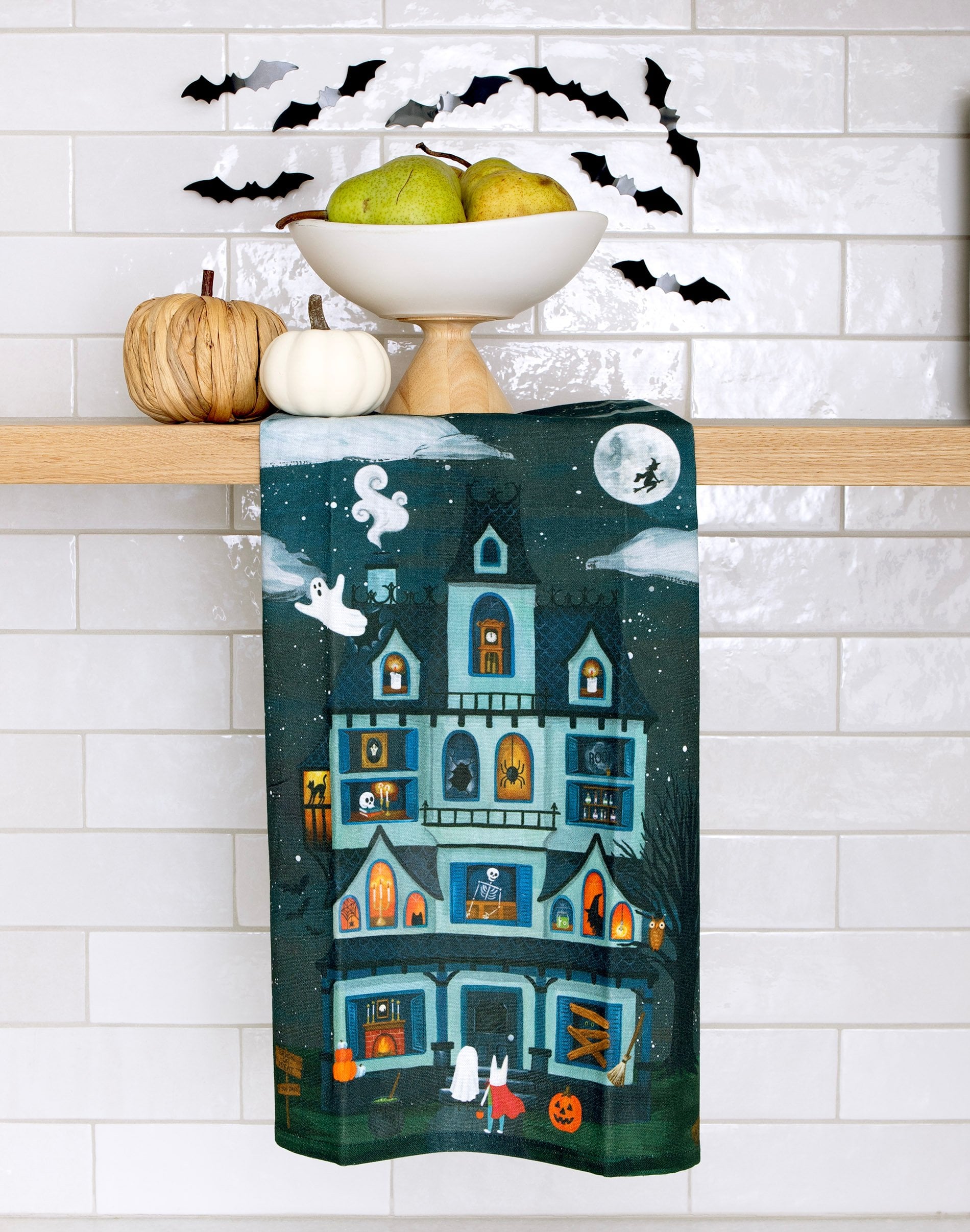 Haunted House Kitchen Towel - 1canoe2