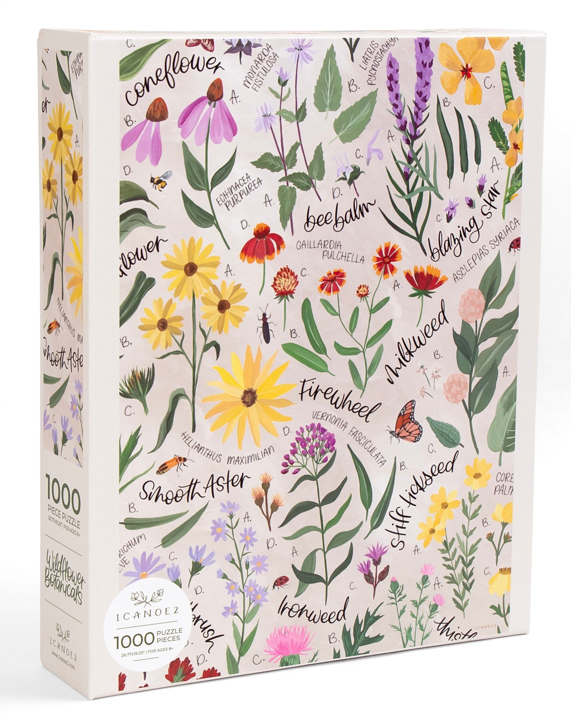 Wildflower Botanicals - 1,000 Piece Jigsaw Puzzle - 1canoe2